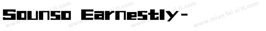Sounso Earnestly字体转换